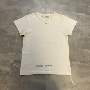 Off-White “Seeing Things” Graphic Tee – white Size: L